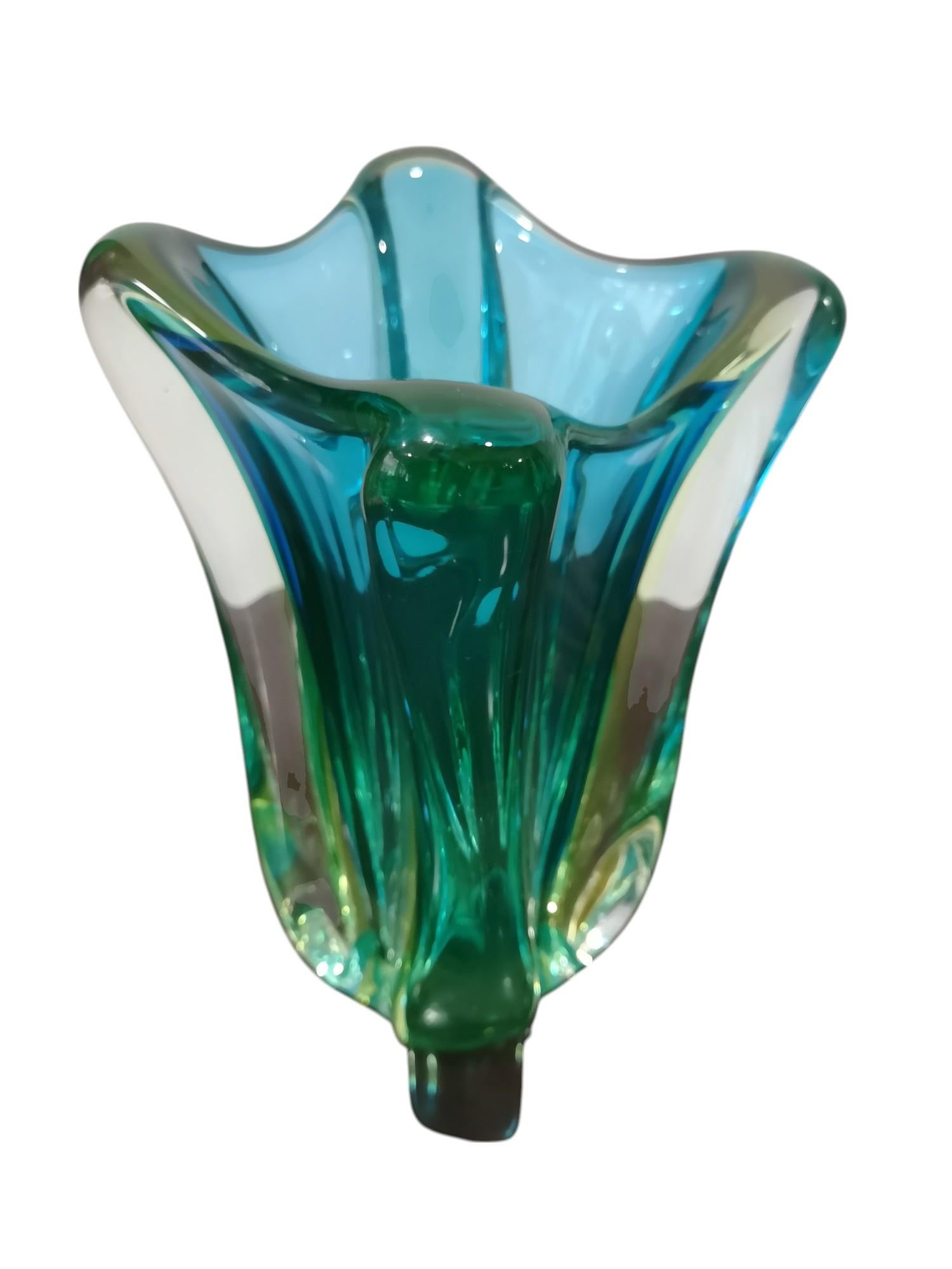 Vaso In Vetro Di Murano Anni 60 in vendita 1