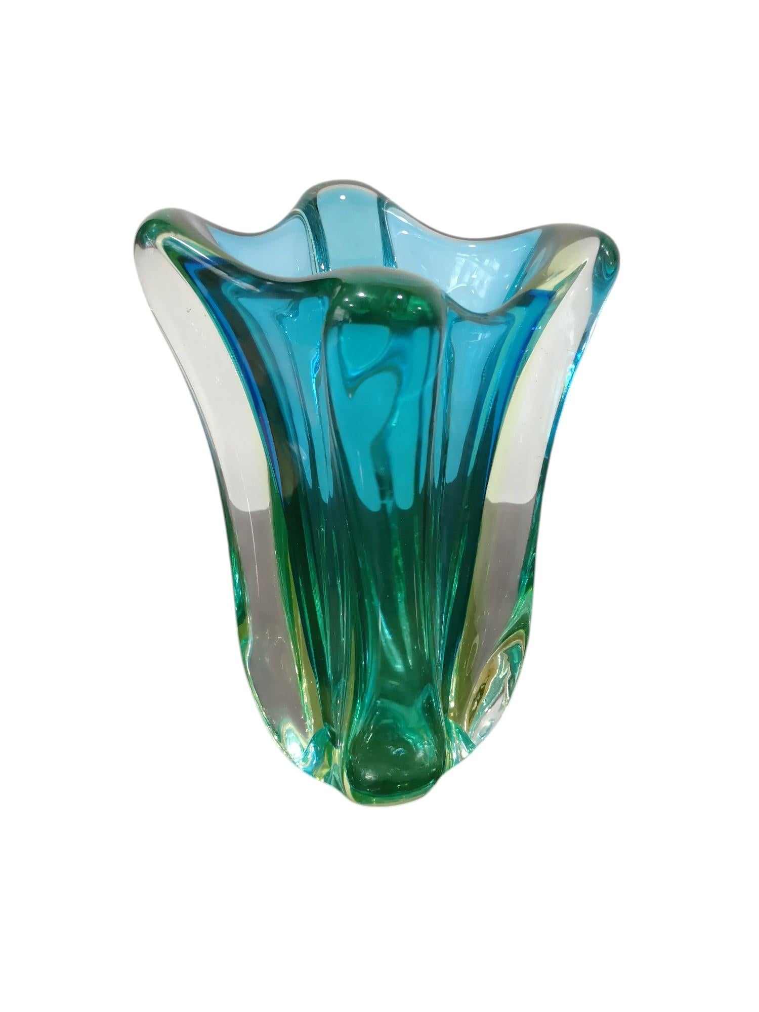Vaso In Vetro Di Murano Anni 60 in vendita 2