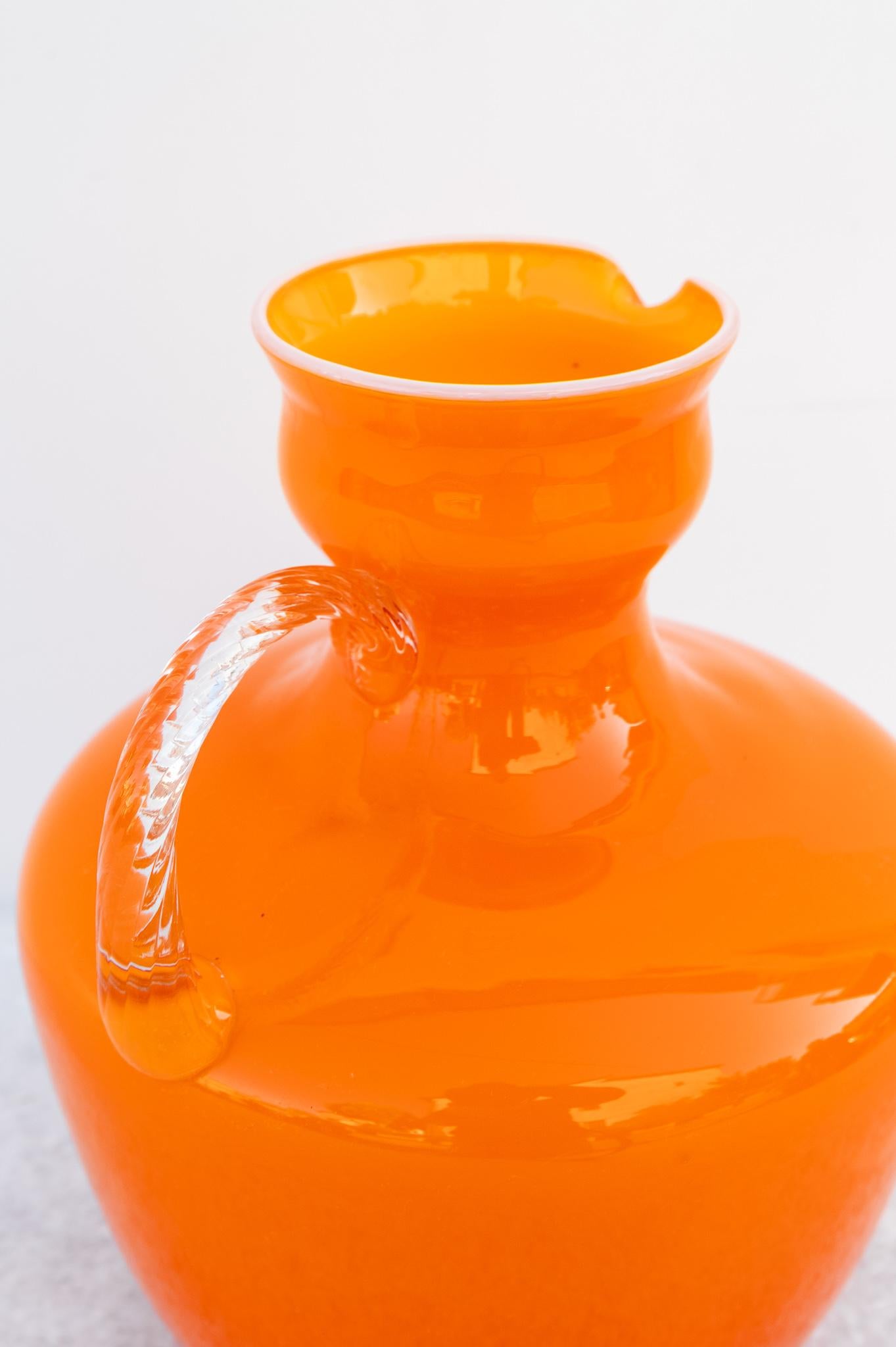 Italian Vaso in vetro di Murano, Anni '70 in vendita