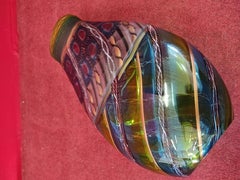 Vaso in Vetro Di Murano Con Murrine, Vase