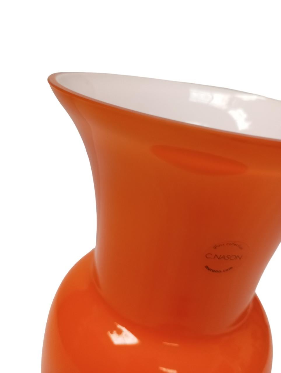 Fatto a mano Vaso in vetro di Murano di  Carlo NASON, Italia anni 2000 in vendita