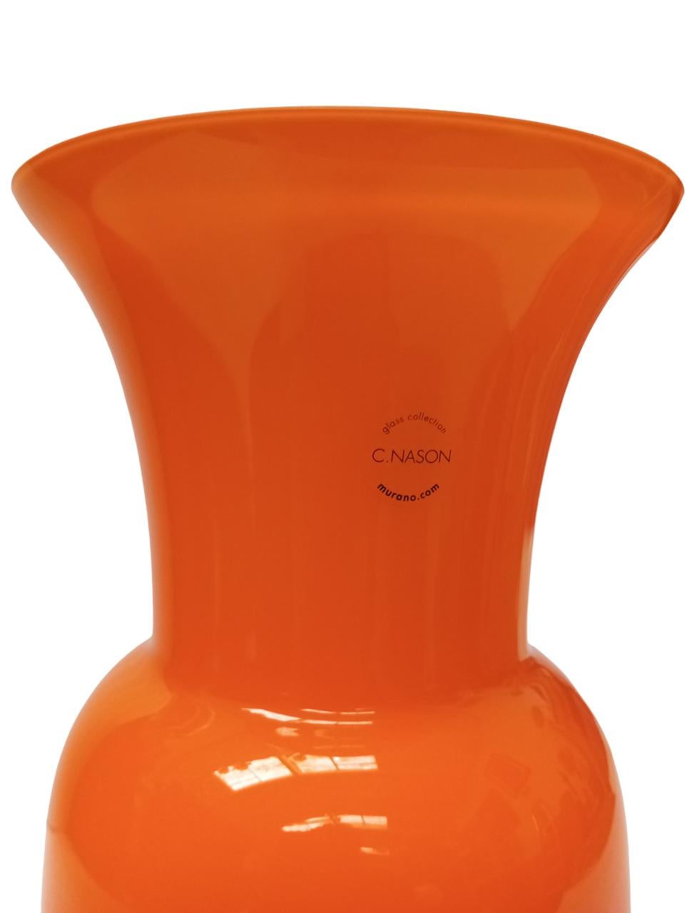 Vetro di Murano Vaso in vetro di Murano di  Carlo NASON, Italia anni 2000 in vendita