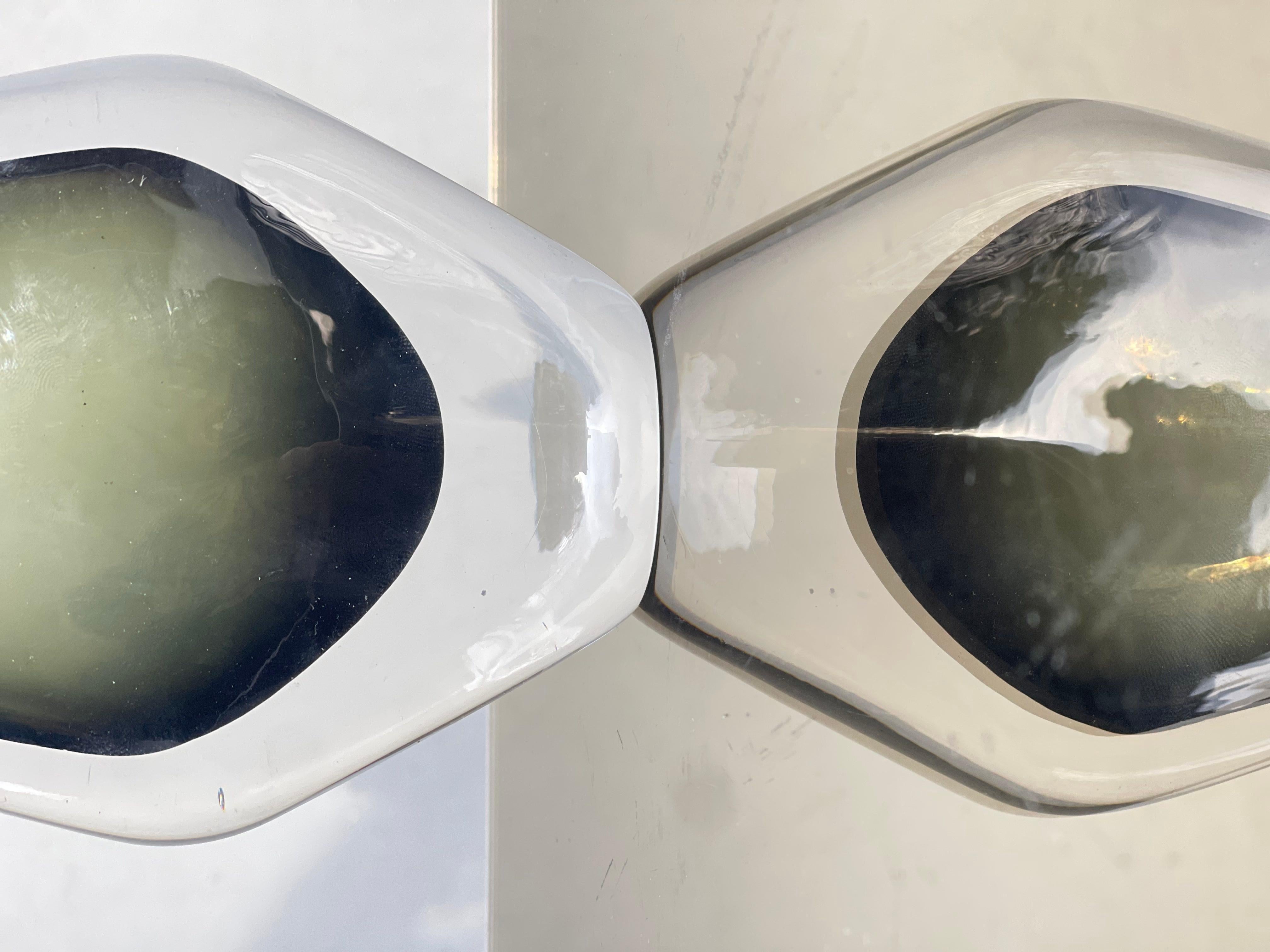 Vaso in vetro di Murano di Sommerso, Anni ''60 im Angebot 8