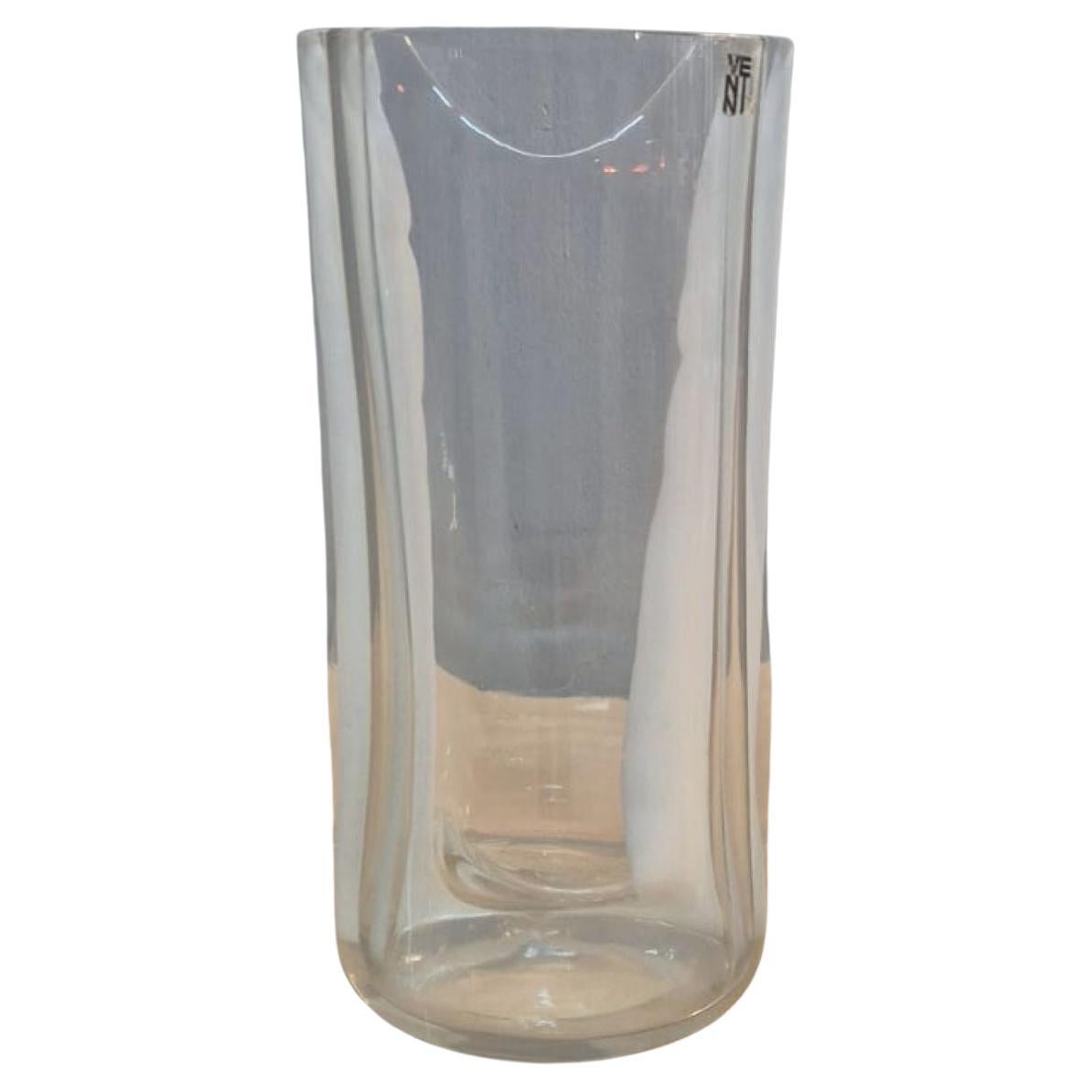 Vase aus Muranoglas von Toni Zuccheri aus der Serie "Membrane". im Angebot
