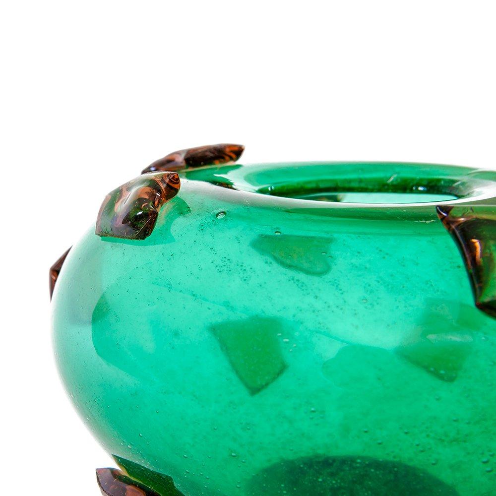 Mid-Century moderno Vaso in vetro di Murano Donna Luisa di H. J. Weinand prodotto da Memphis, 1985 in vendita