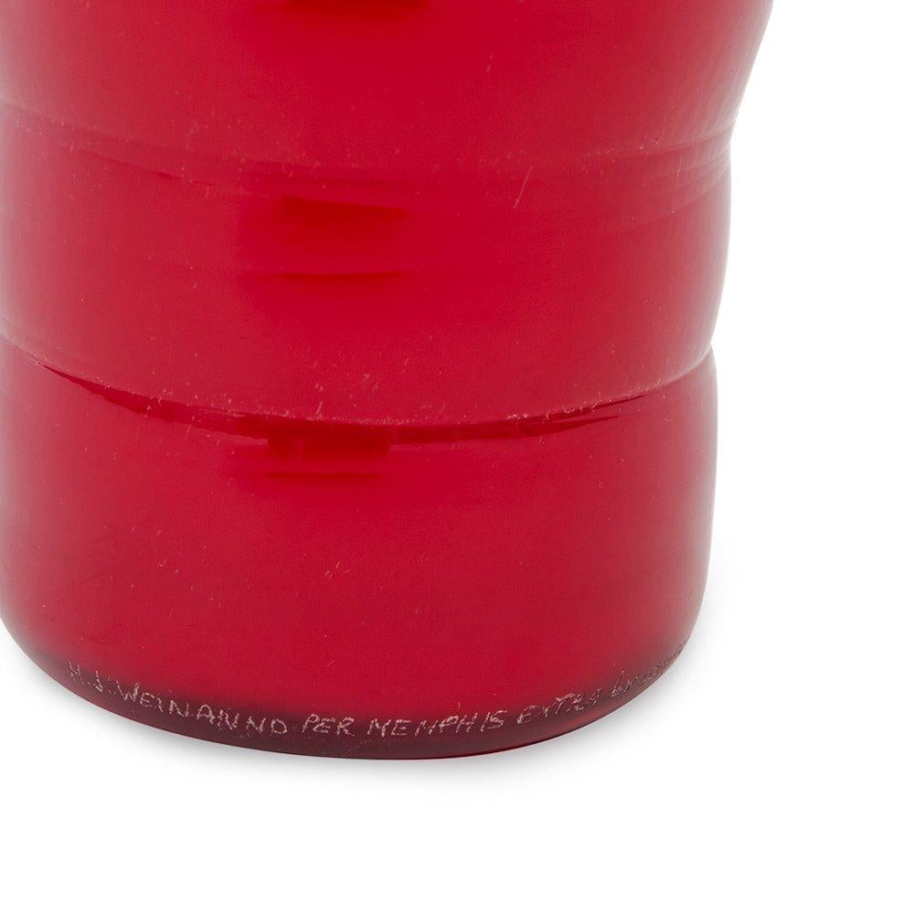 Italian Vaso in vetro di Murano Donna Luisa di H. J. Weinand prodotto da Memphis, 1985 in vendita