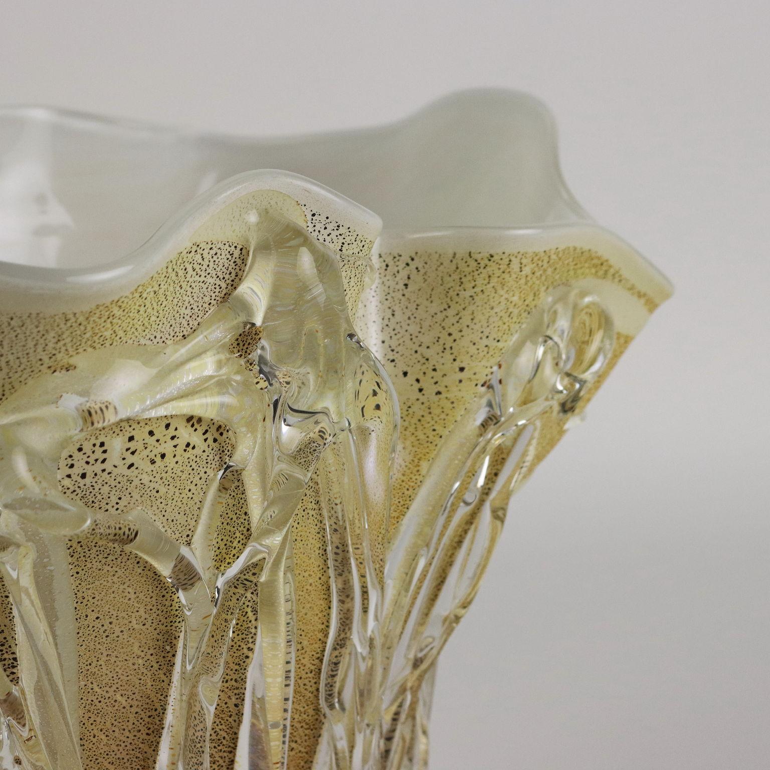 Altro Vaso in Vetro di Murano Enrico Cammozzo Italia Anni '80 '90 in vendita