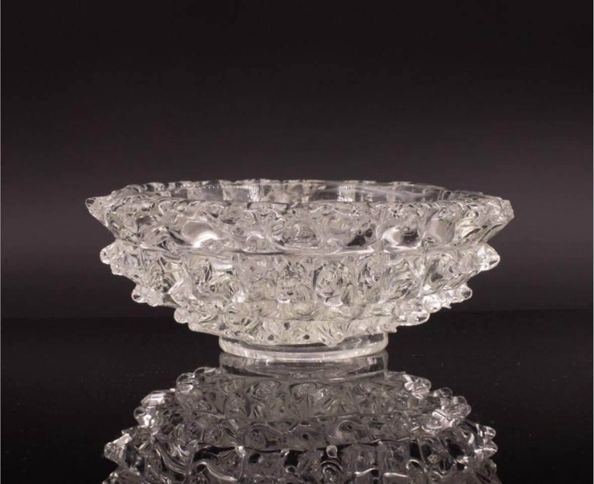 Ercole Barovier Rostrato Jarrón de cristal de Murano para Barovier&Toso, años 40 Moderno de mediados de siglo en venta
