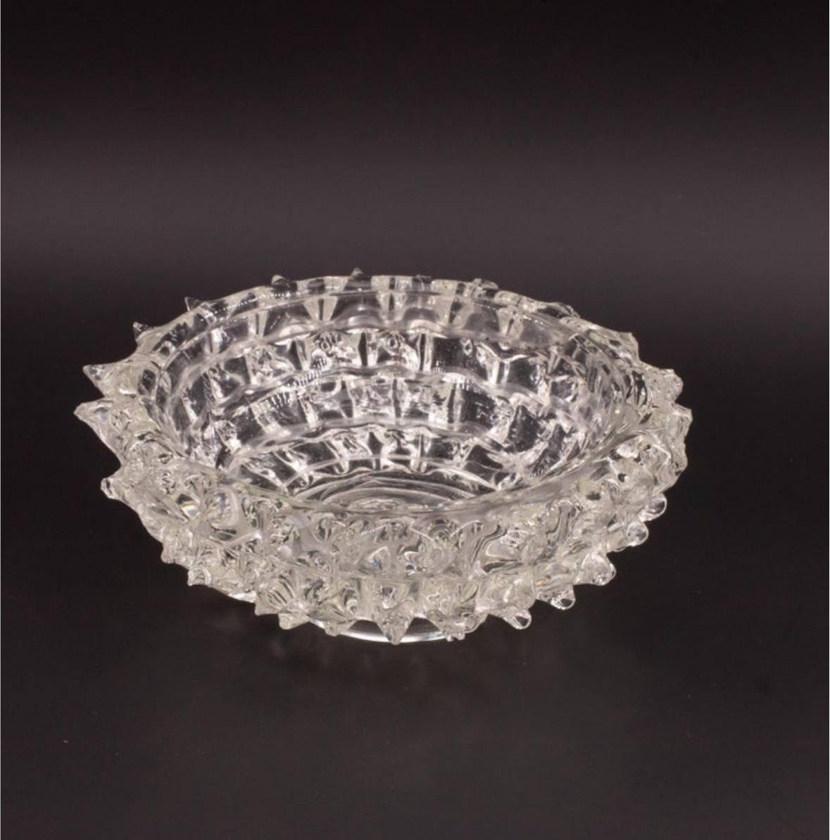 Ercole Barovier Rostrato Jarrón de cristal de Murano para Barovier&Toso, años 40 Italian en venta
