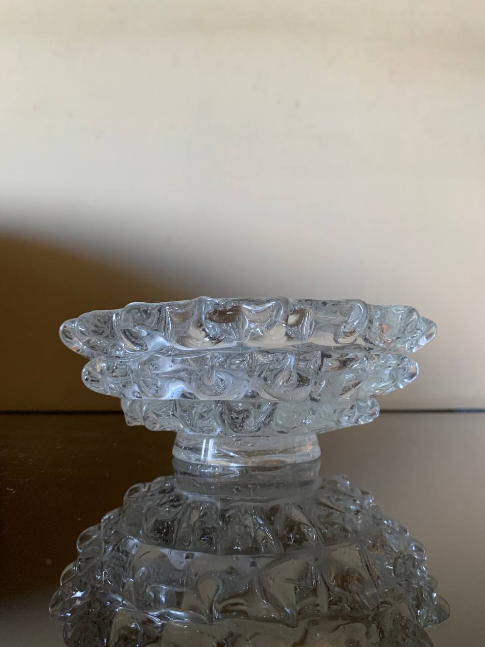 Ercole Barovier Rostrato Jarrón de cristal de Murano para Barovier&Toso, años 40 20th Century en venta