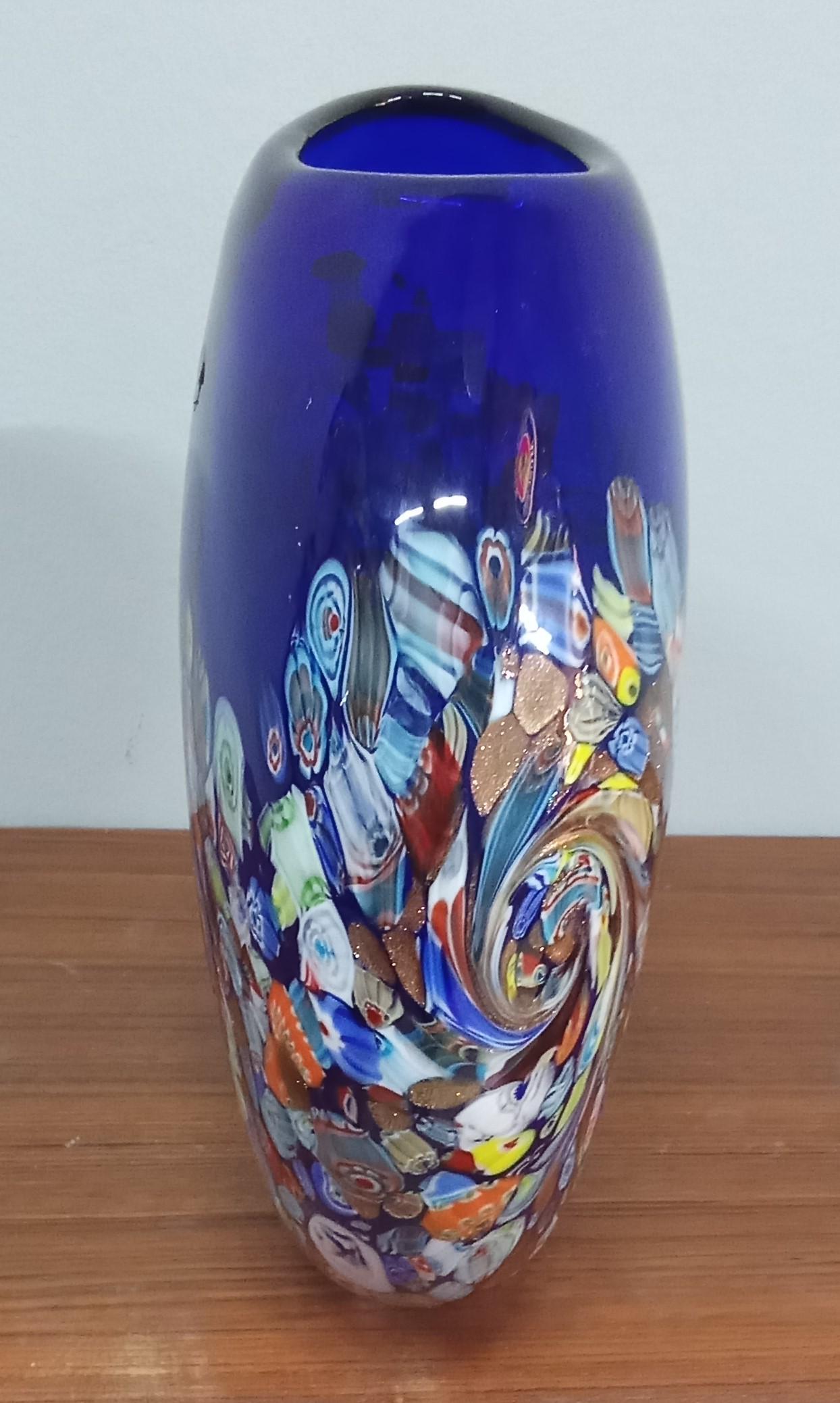 Murano glass vase In Good Condition For Sale In Palermo, IT