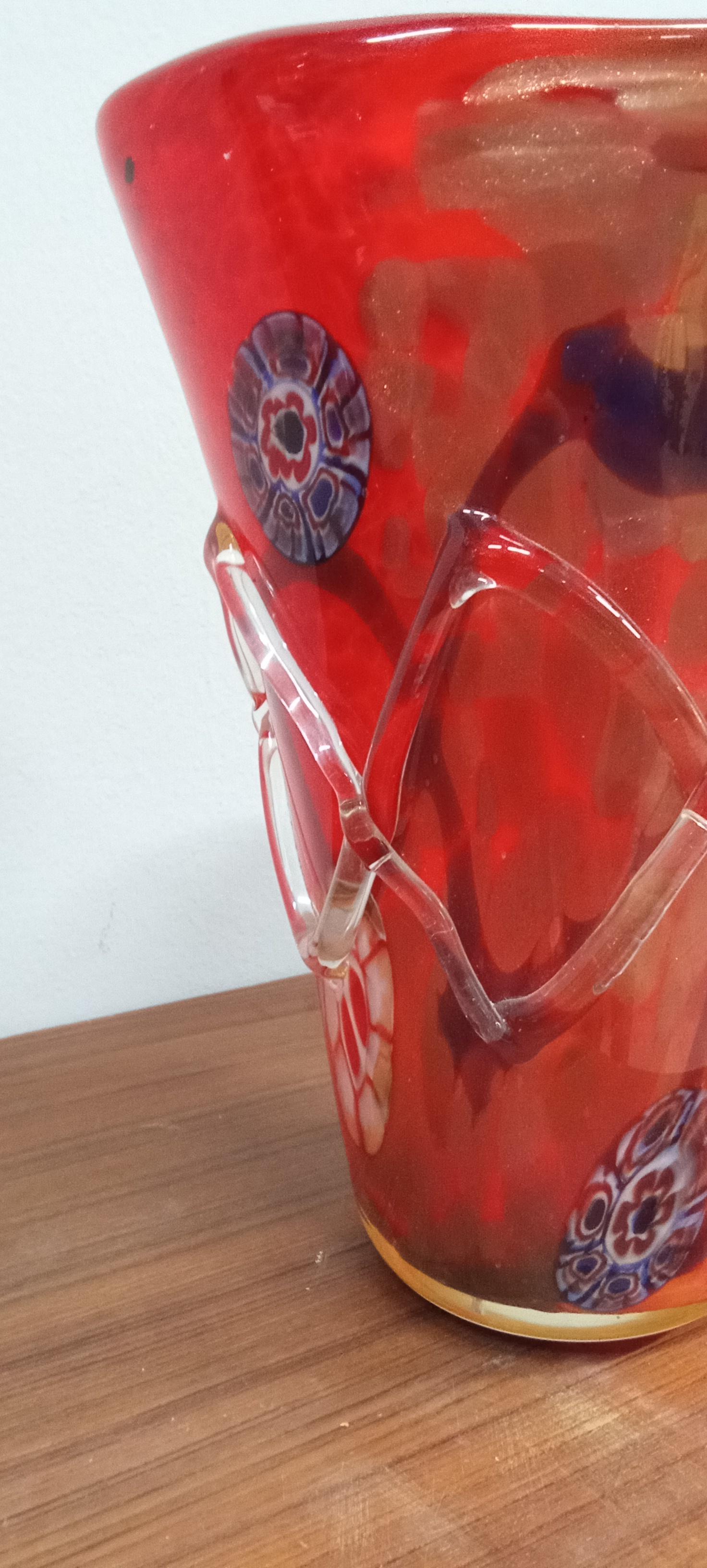 Vase aus Muranoglas, La Murrina (Glas) im Angebot