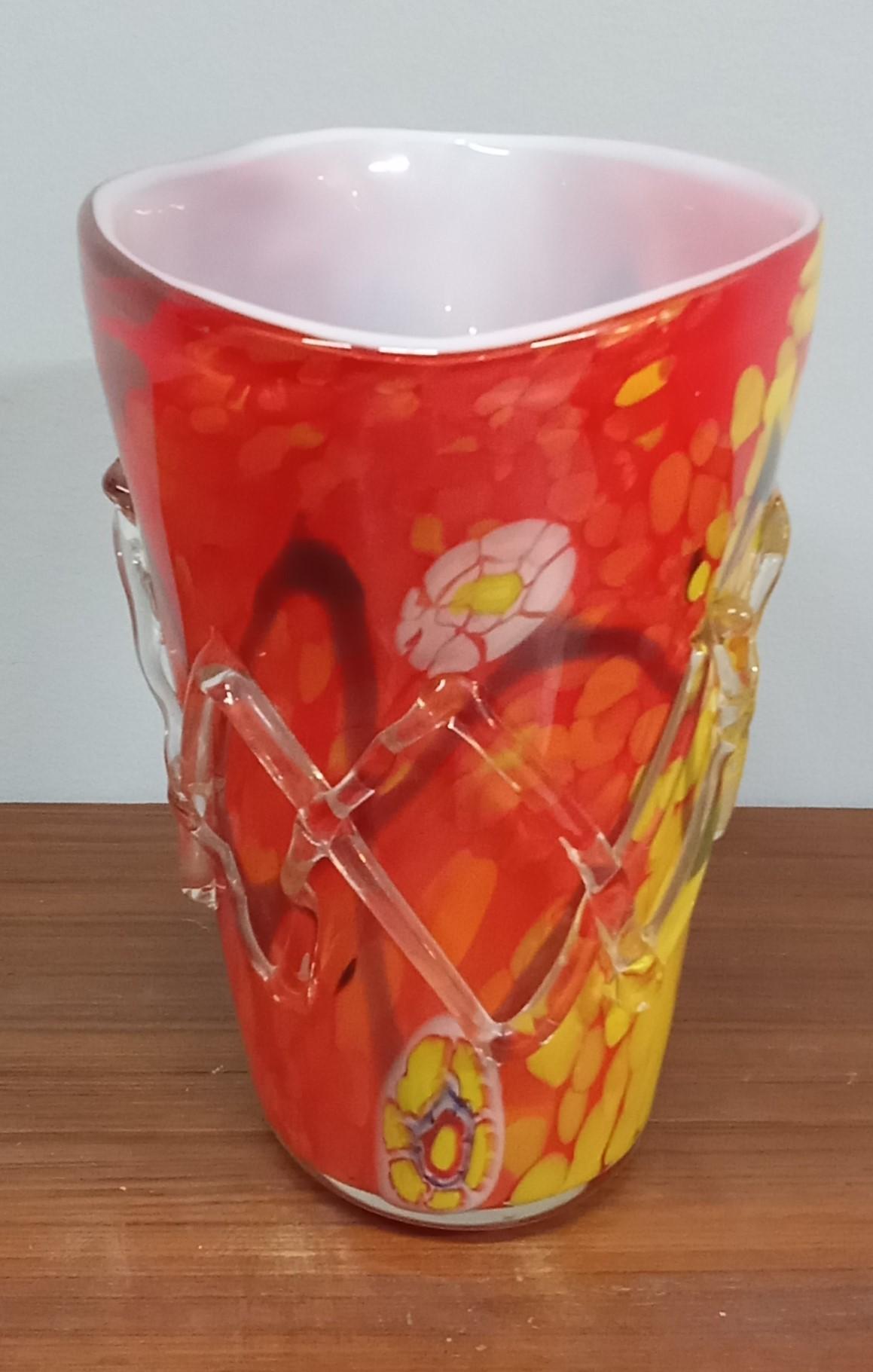 Vase aus Muranoglas, La Murrina im Angebot 1