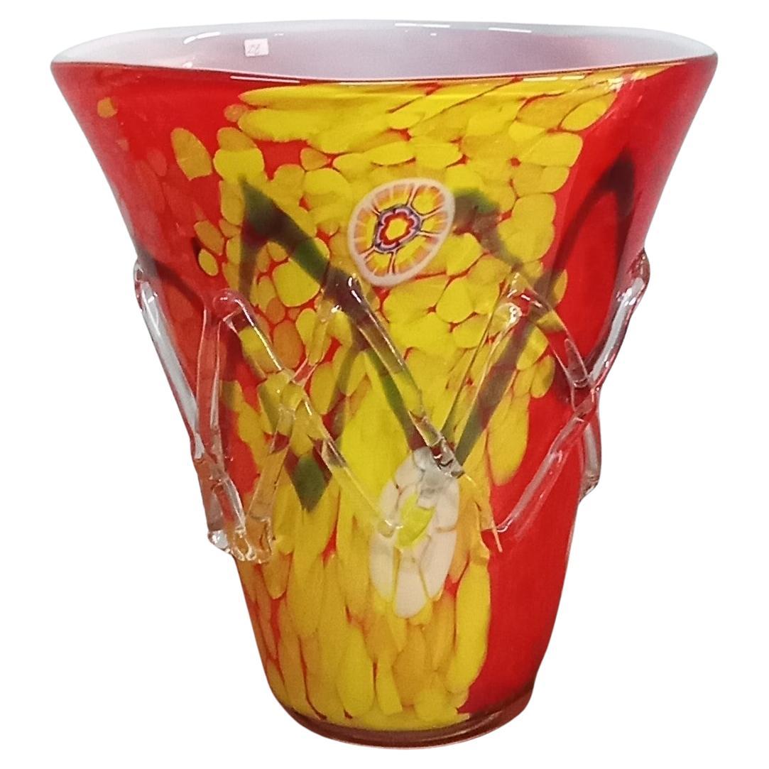 Murano Glass Vase, La Murrina For Sale