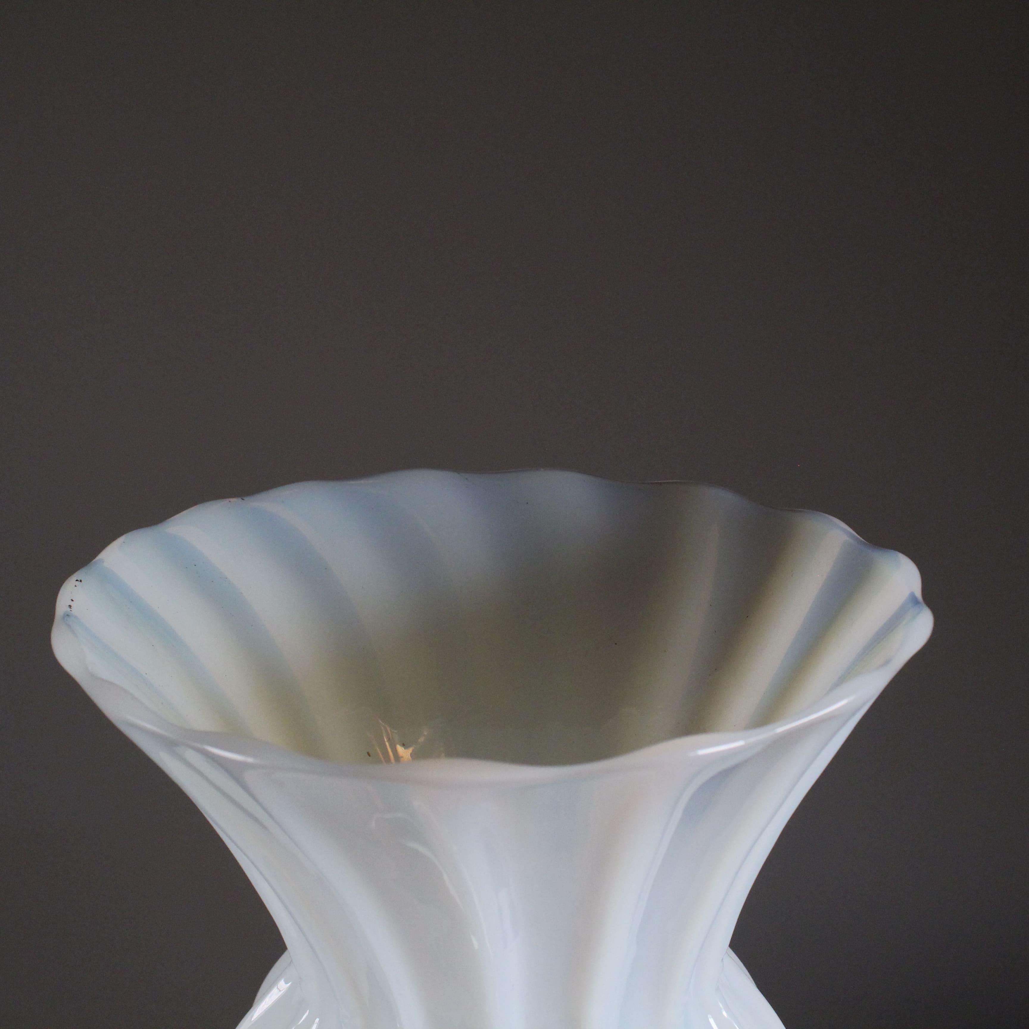Late 20th Century Vase en verre de Murano, modèle Seguso en vente