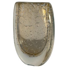 Handgeblasene Glasvase aus Murano, signiert von Mian Giuliano, Murano