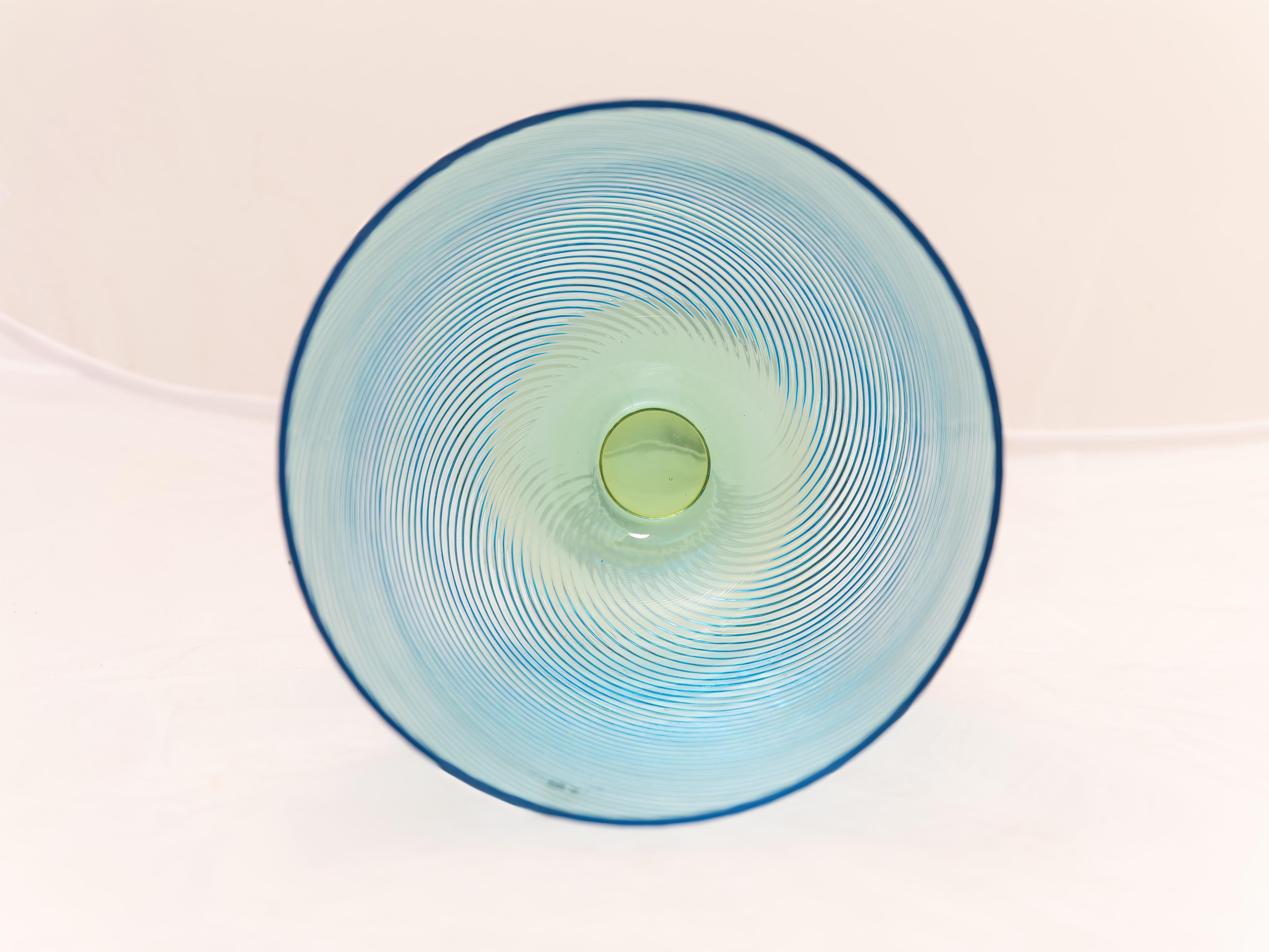 Vase en verre soufflé de Murano par Carlo Moretti, 1970 Bon état - En vente à Bastia Umbra, IT