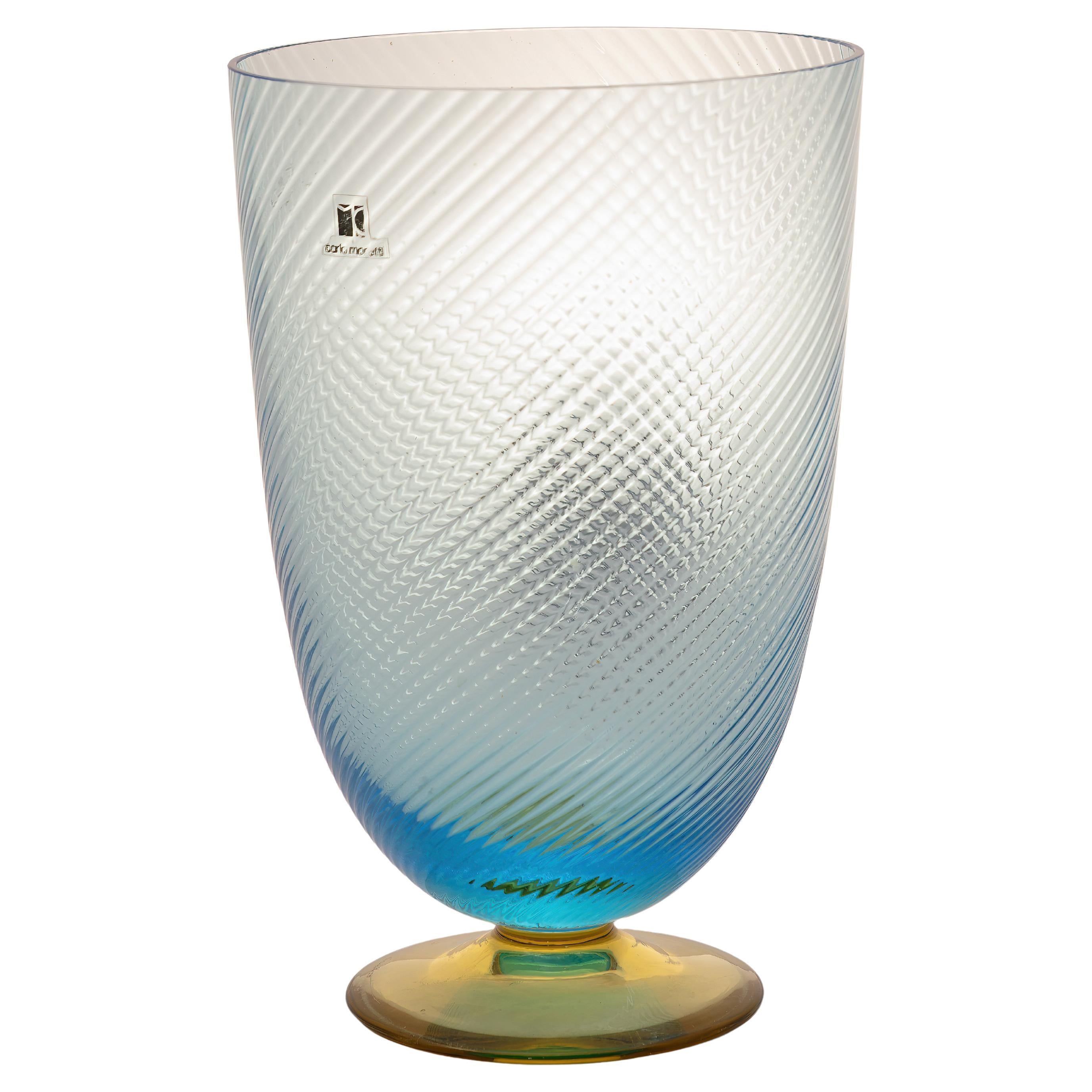 Vase aus geblasenem Muranoglas von Carlo Moretti, 1970er Jahre