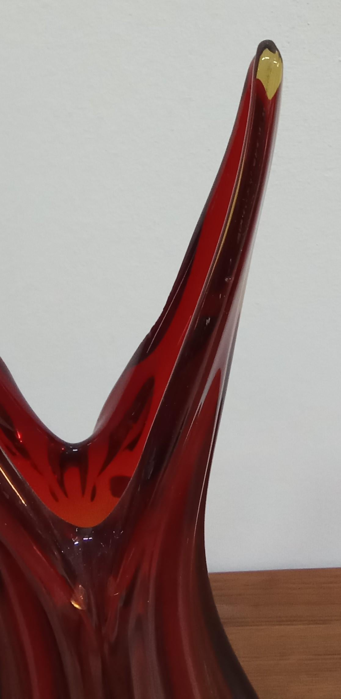 Vaso in vetro di Murano  In Good Condition For Sale In Palermo, IT