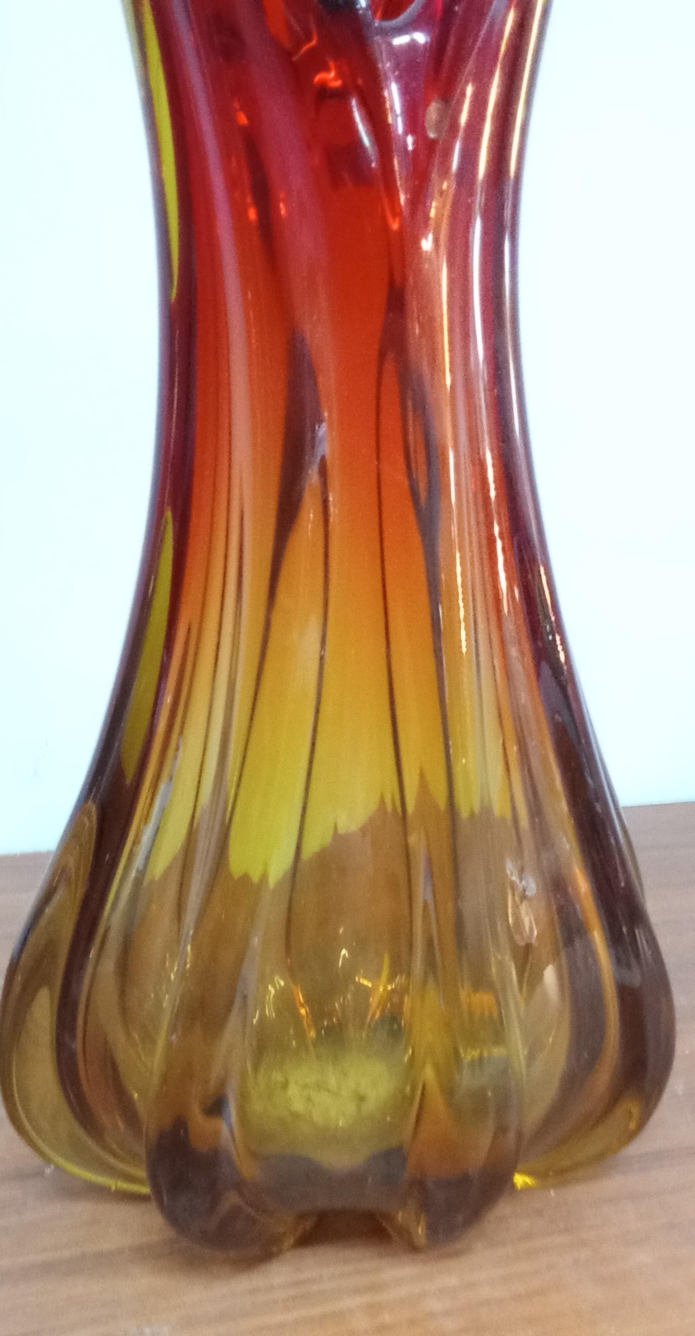 Mid-20th Century Vaso in vetro di Murano  For Sale