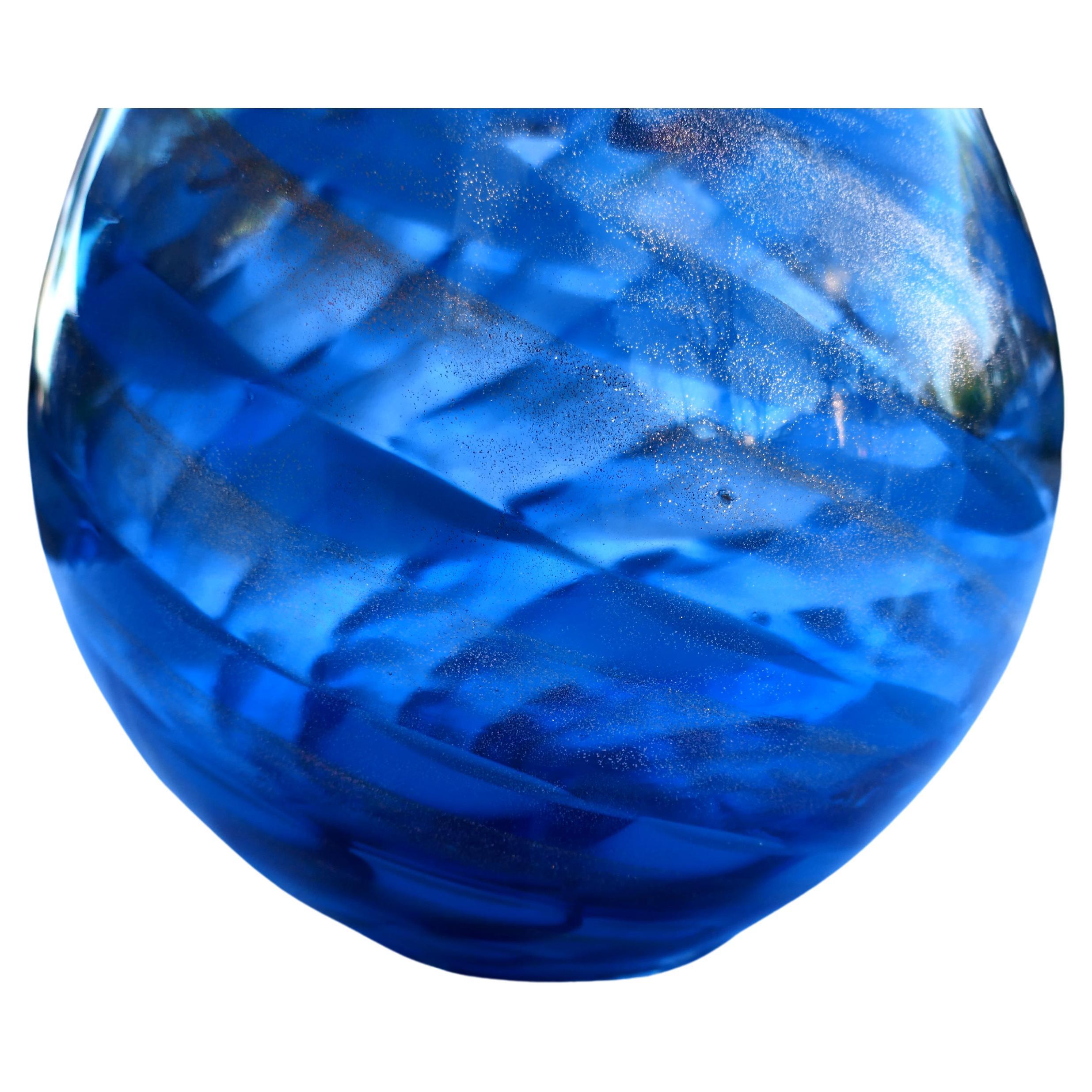 Murano Glass Fratelli Toso Glass Vase For Sale