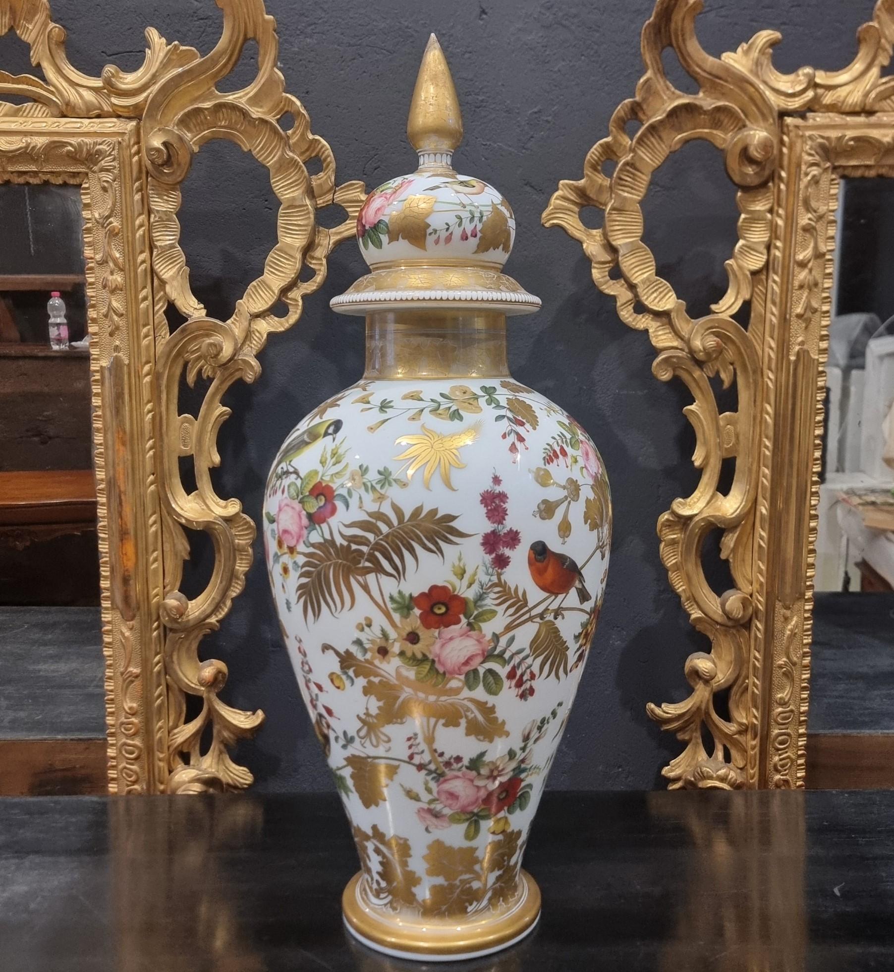 Vase en verre opalin Wilhelm Hofmann fin du 19ème siècle en vente 2