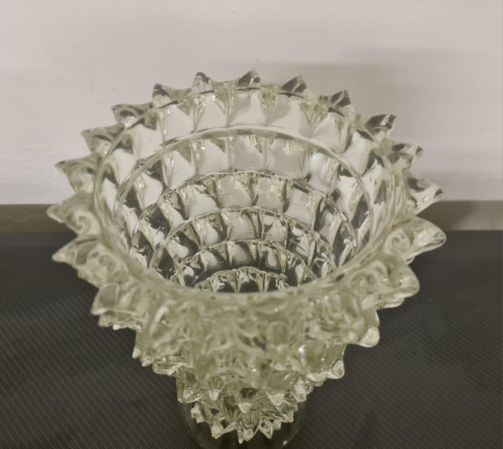 Vaso in vetro rostrato Barovier in vendita 5