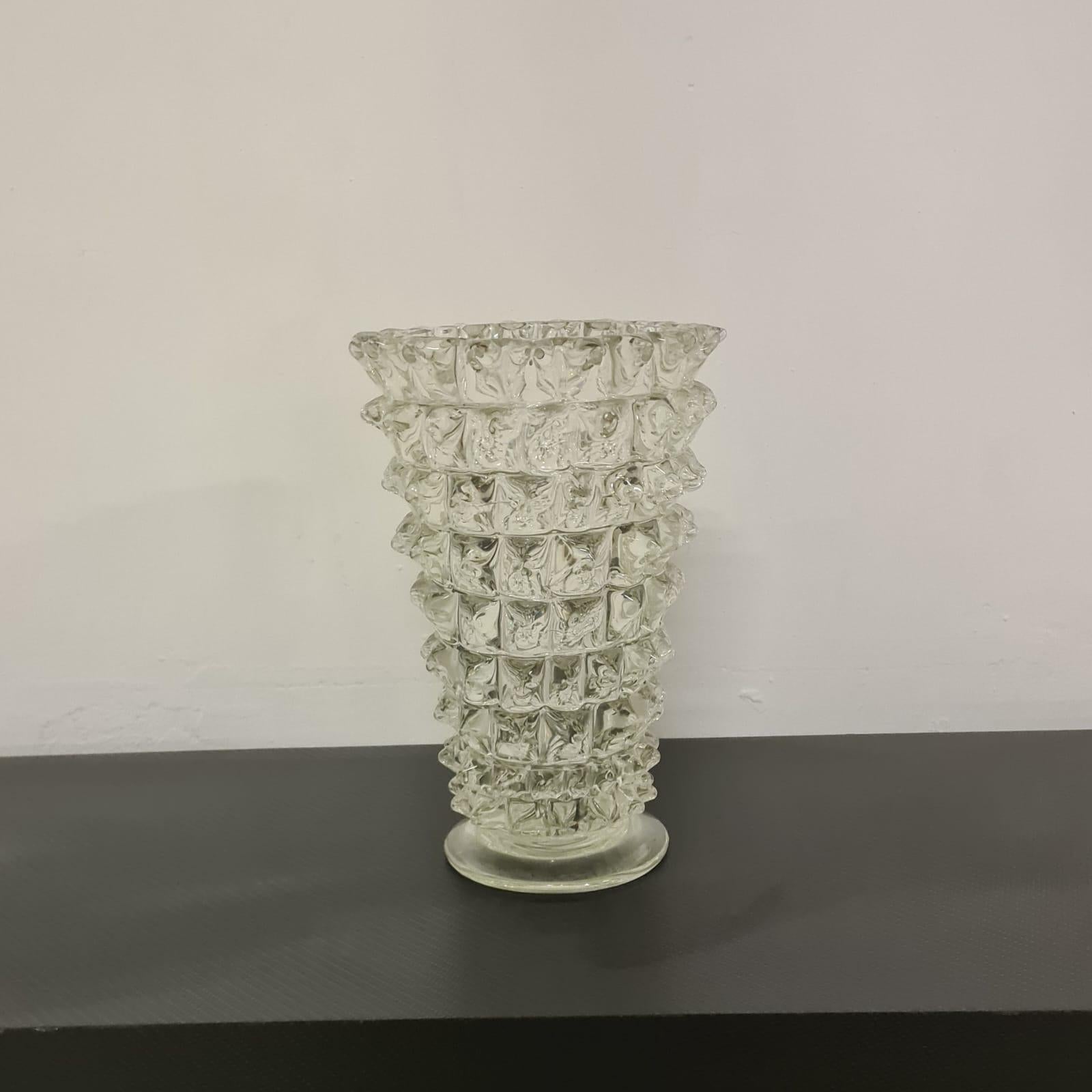 Vaso in vetro rostrato Barovier in vendita 7