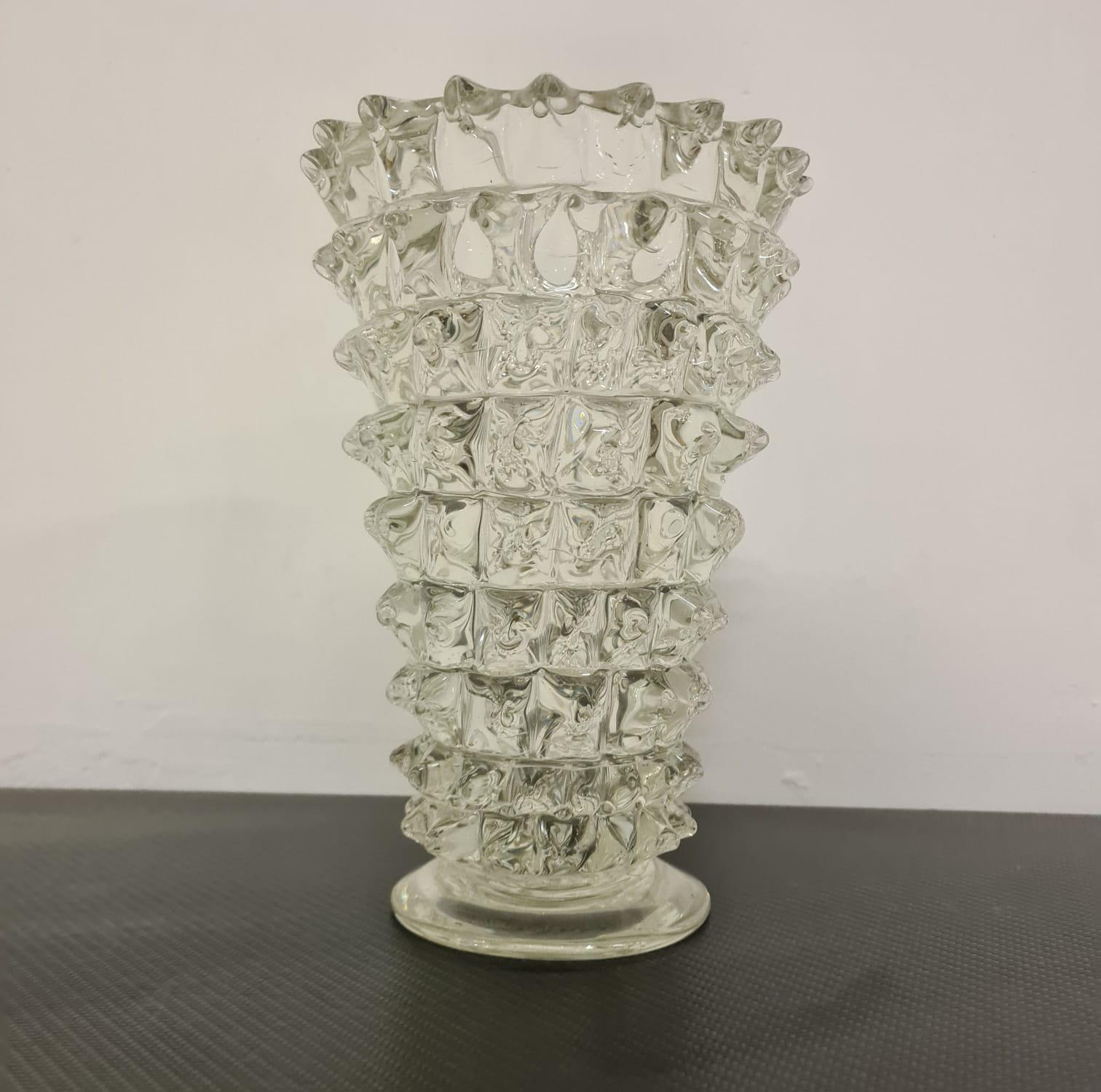 Vaso in vetro rostrato Barovier in vendita 9