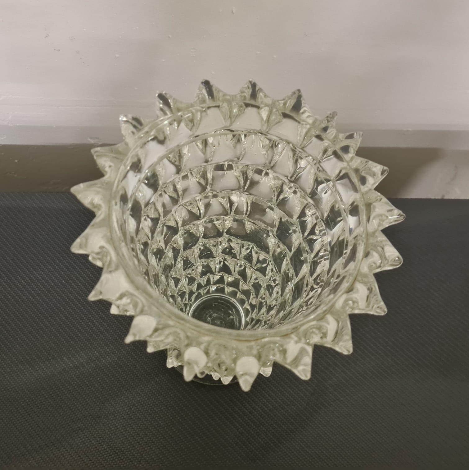 Vaso in vetro rostrato Barovier In condizioni ottime in vendita a Torino, IT
