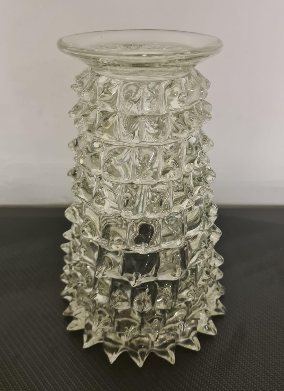 Vaso in vetro rostrato Barovier in vendita 3