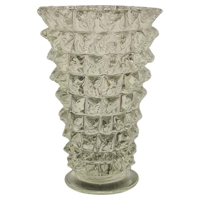 Barovier rosted glass vase