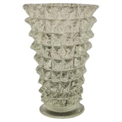 Barovier rosted glass vase