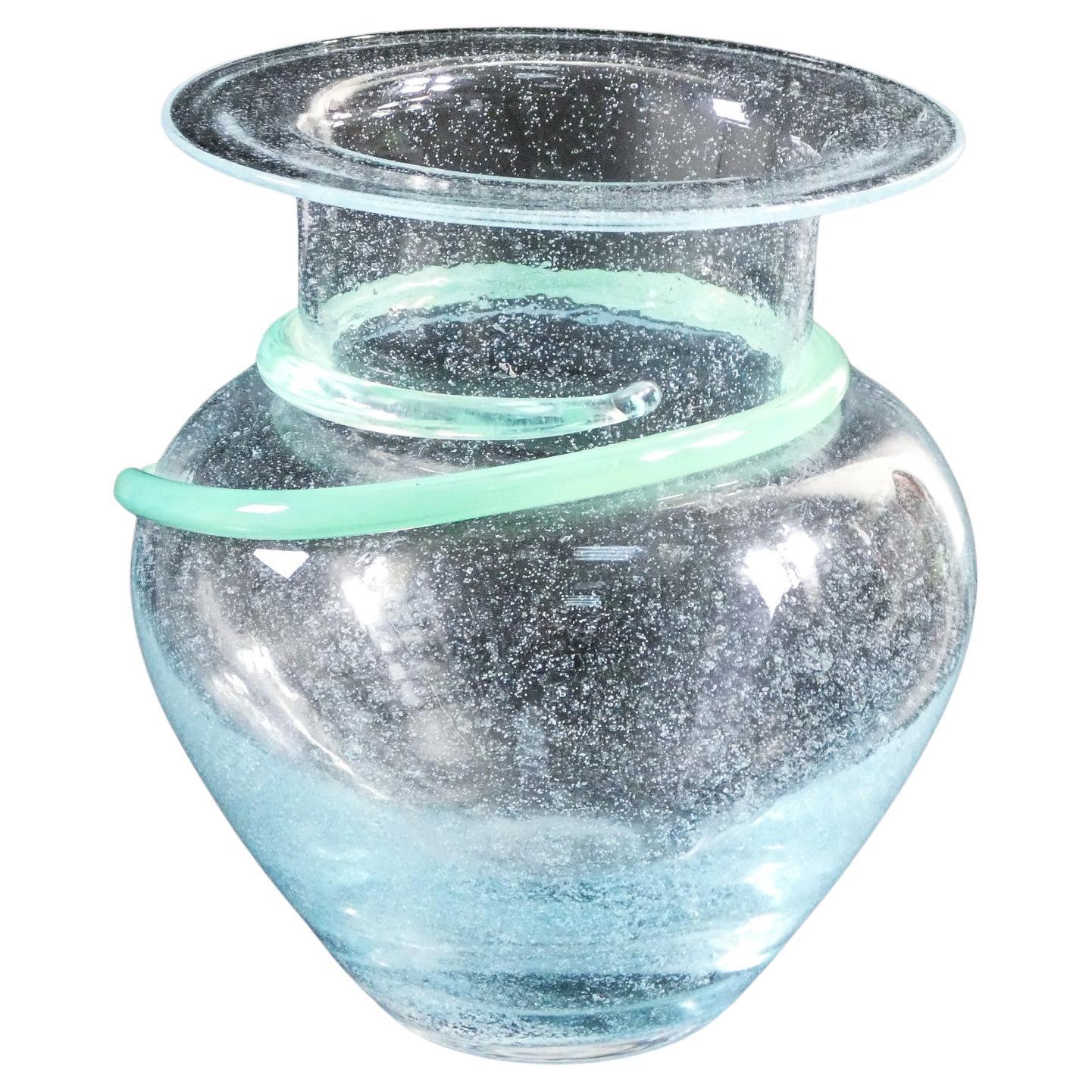 Vase aus geblasenem Glas Athena, Entwurf Monica BACKSTROM für KOSTA BODA. 1980s