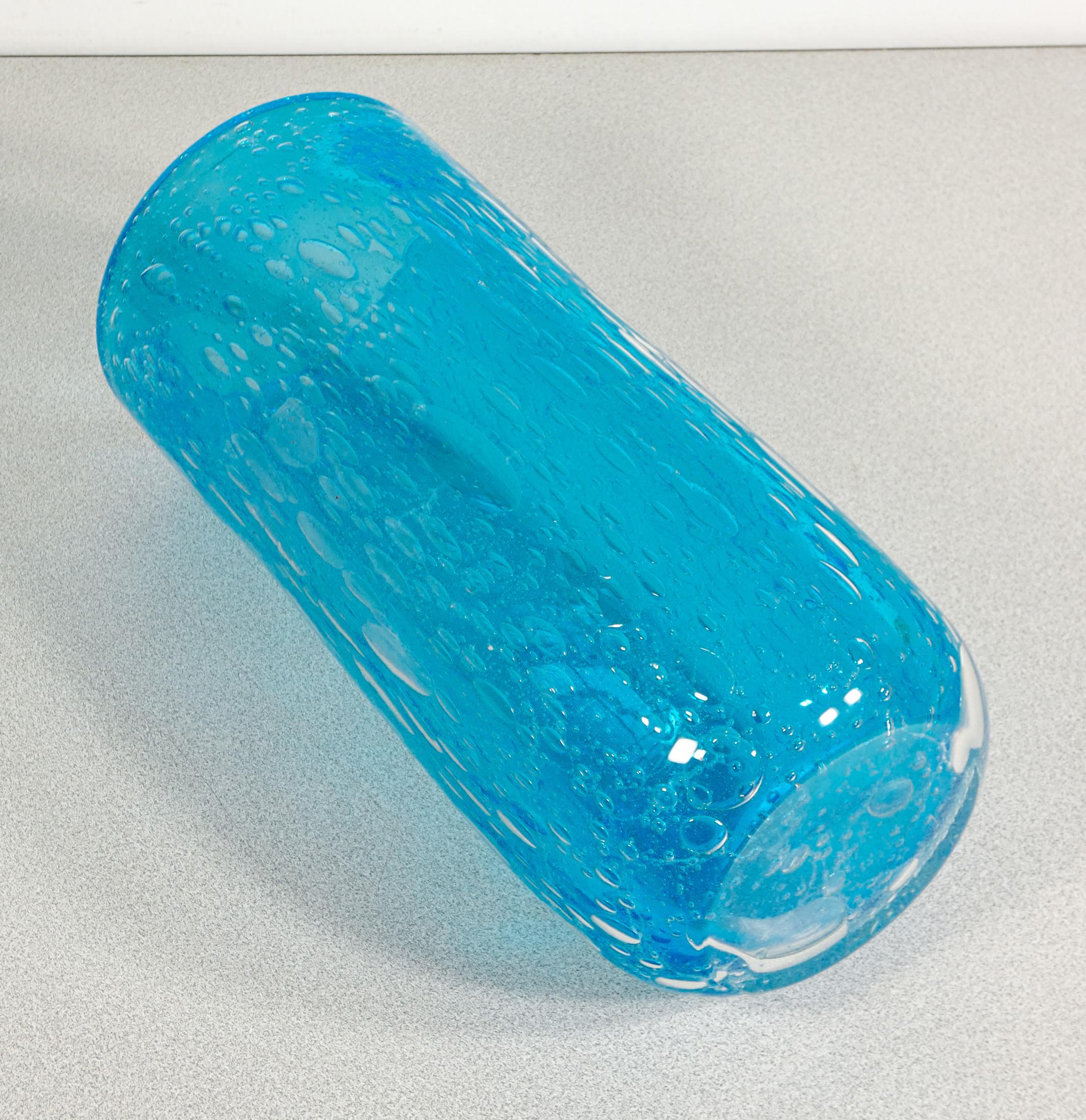 Vase en verre soufflé signé Alessandro BARBARO. Murano en vente 4