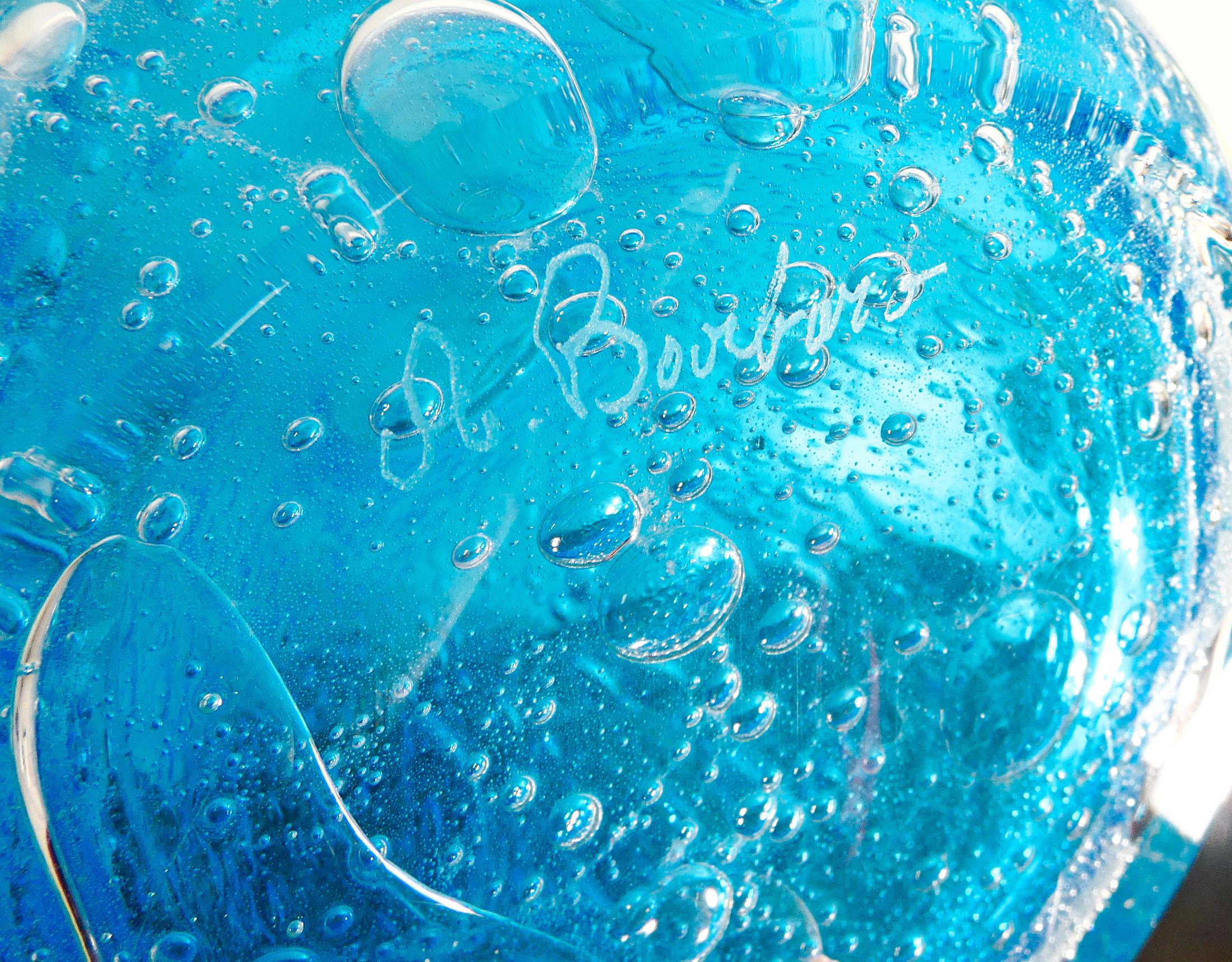 Vase en verre soufflé signé Alessandro BARBARO. Murano en vente 6