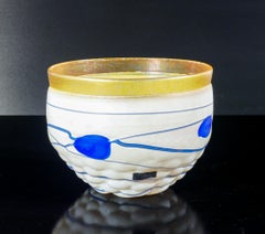 Blown glass vase design Bertil VALLIEN for KOSTA BODA. Anni 80