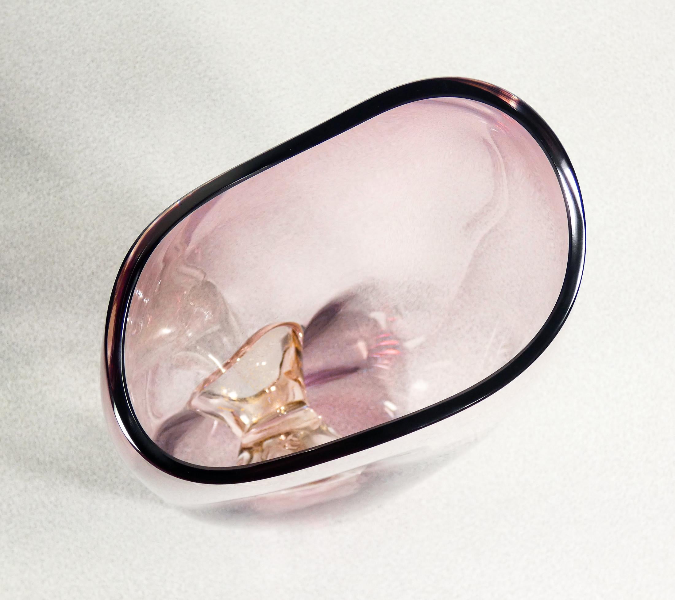 Vaso in vetro soffiato, design Gino CENEDESE & Maurizio ALBARELLI. Murano, 1960s in vendita 5