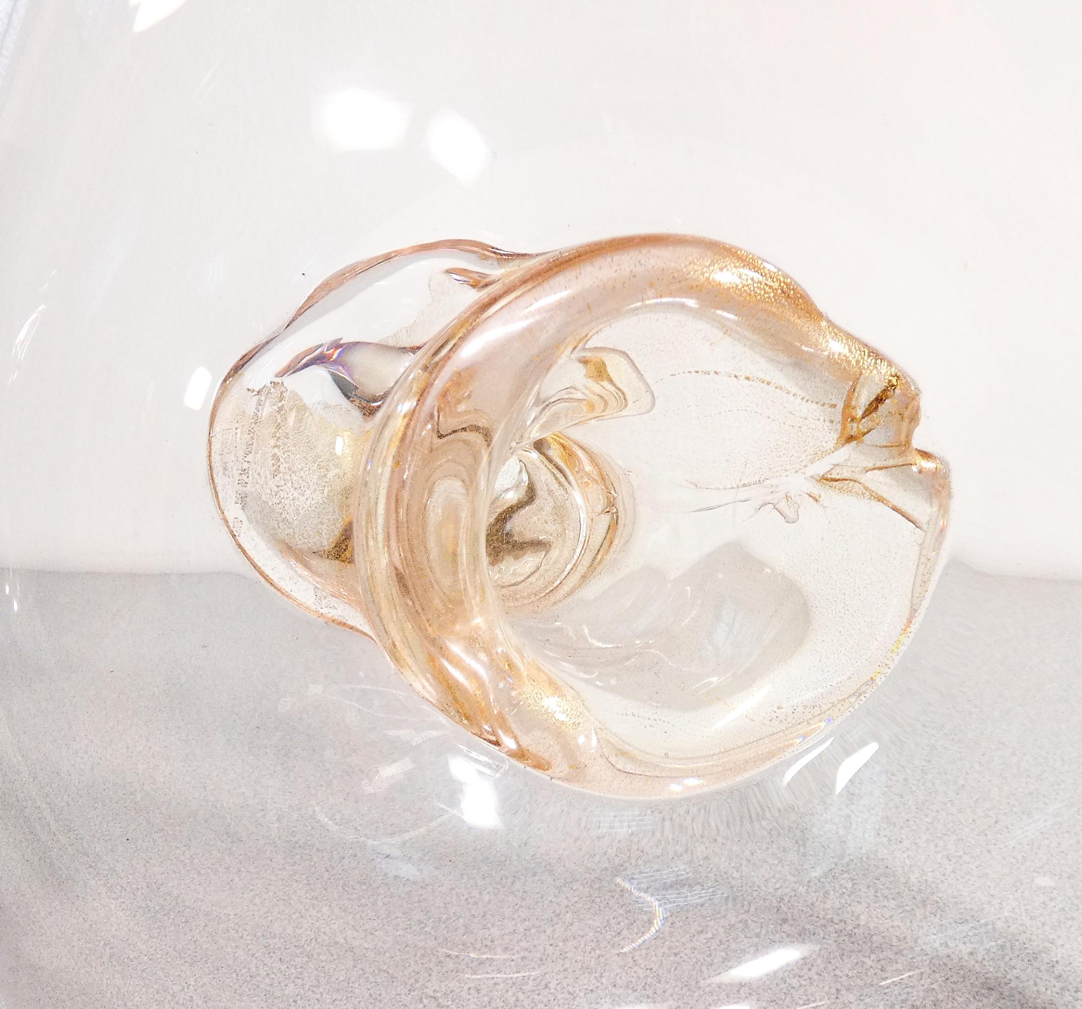 Vase en verre soufflé, design Gino CENEDESE & Maurizio ALBARELLI. Murano, 1960 en vente 5