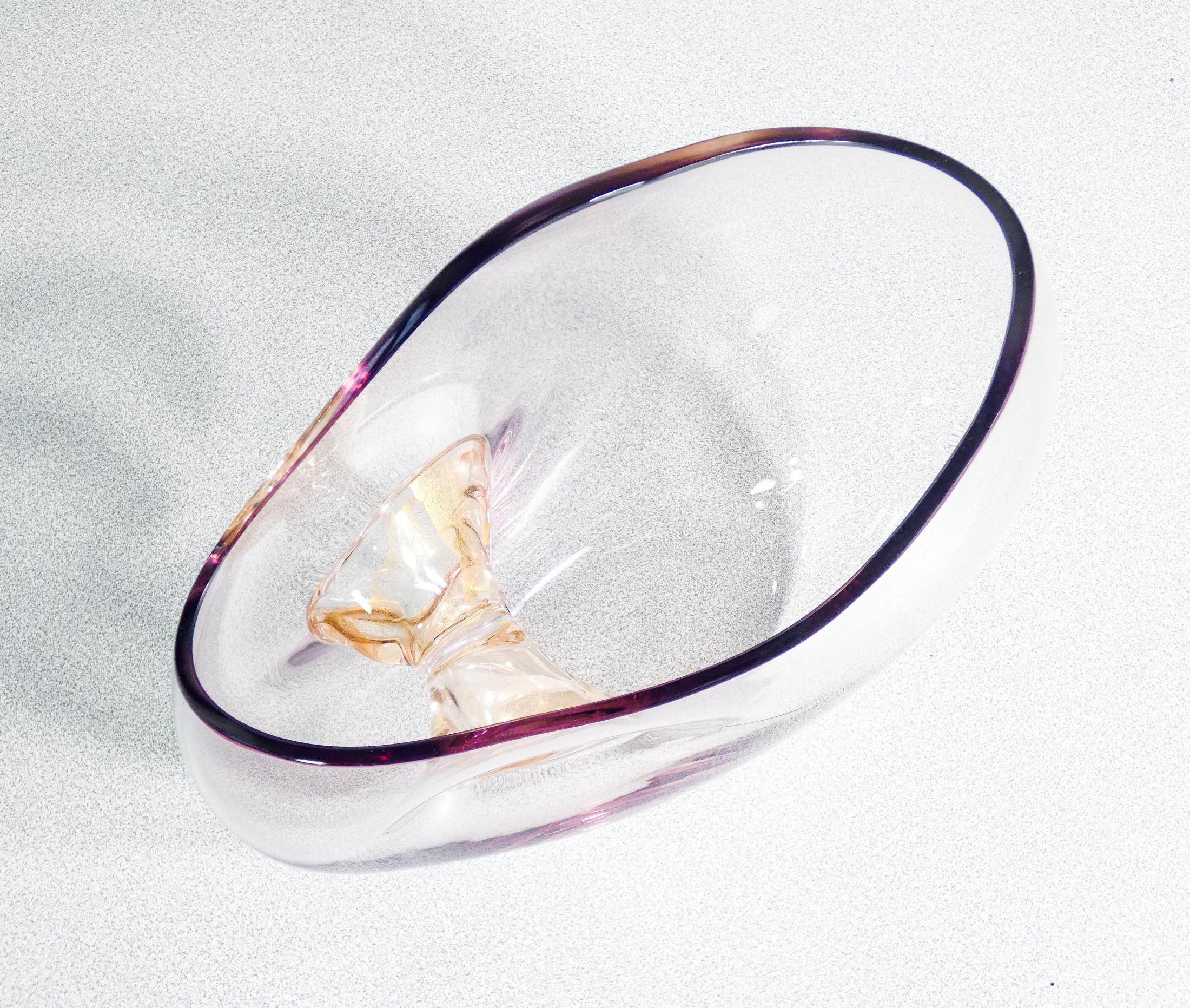 Vase en verre soufflé, design Gino CENEDESE & Maurizio ALBARELLI. Murano, 1960 en vente 3