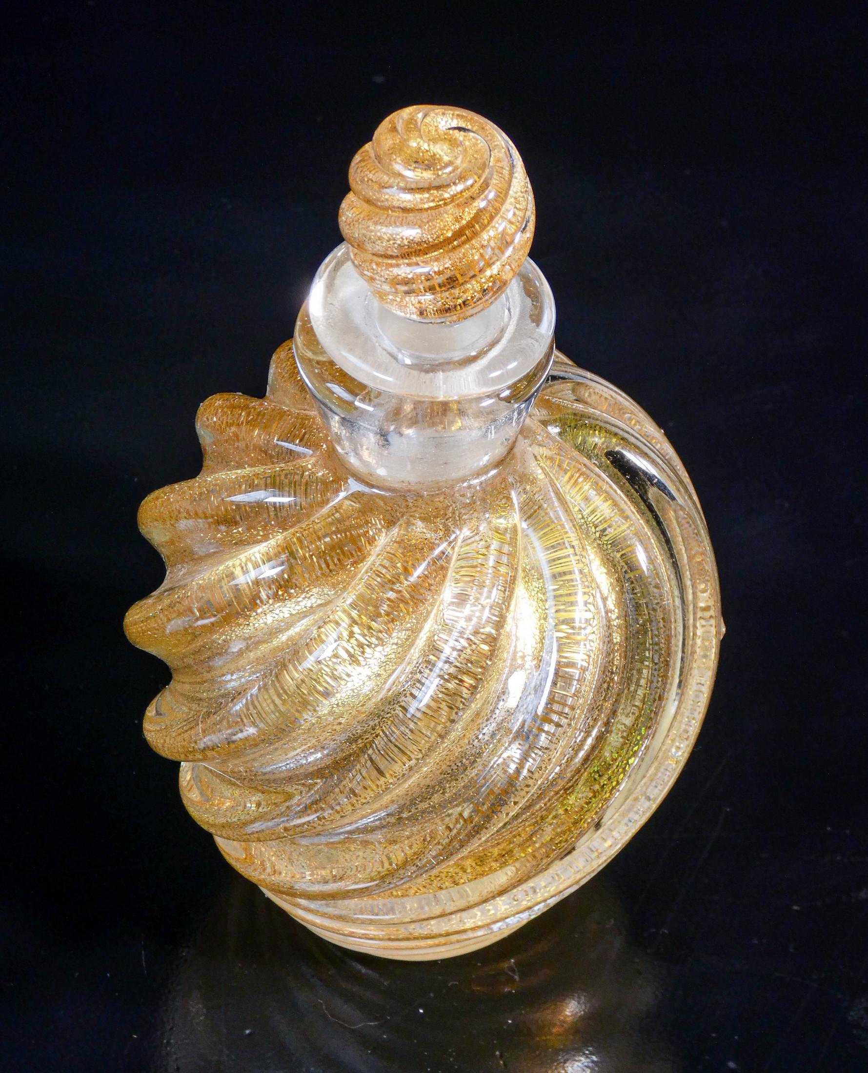 Jarrón de cristal de Murano soplado, diseño Ercole BAROVIER. Italia, años 1950 en Bueno estado para la venta en Torino, IT