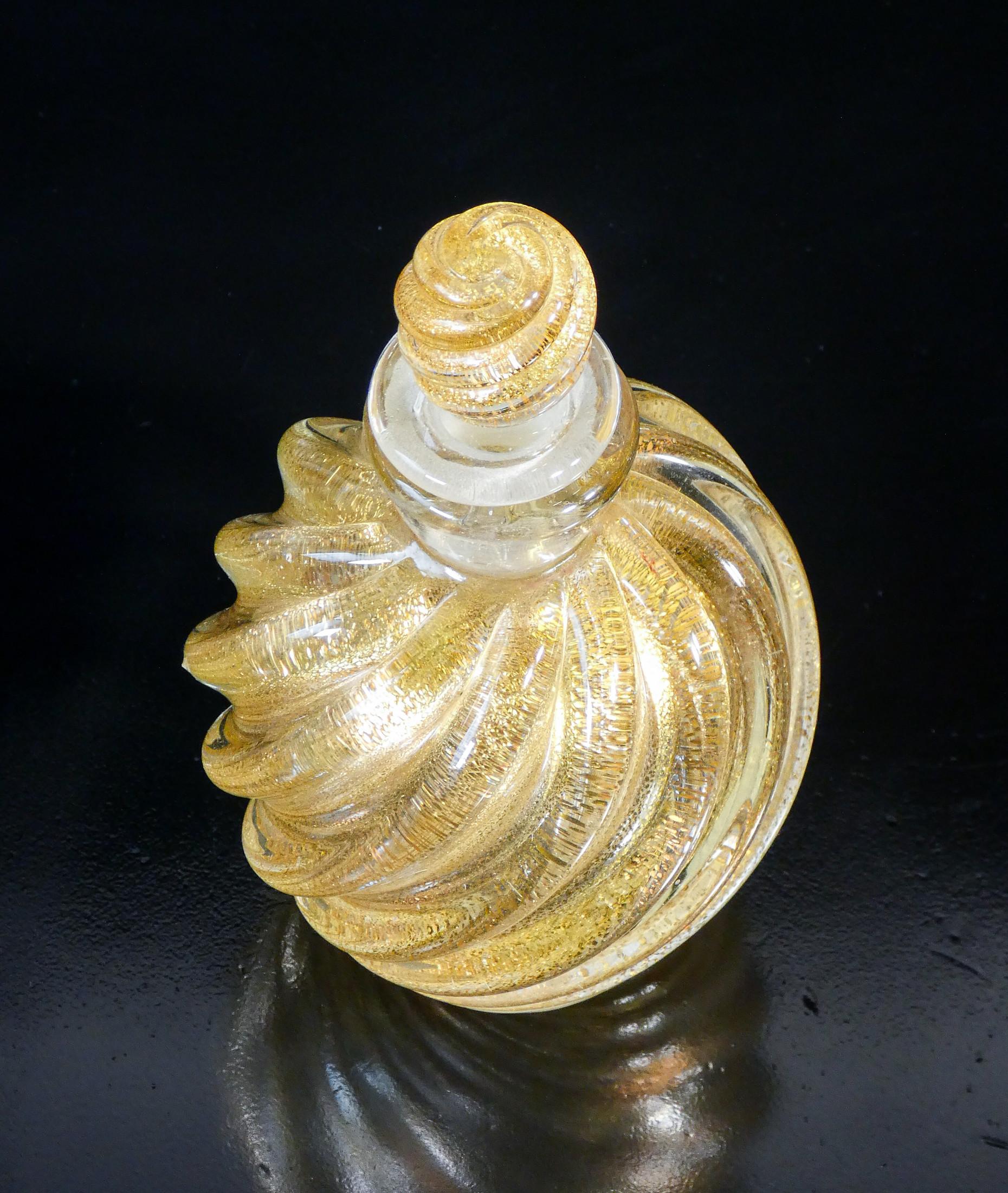 Jarrón de cristal de Murano soplado, diseño Ercole BAROVIER. Italia, años 1950 Mid-20th Century en venta