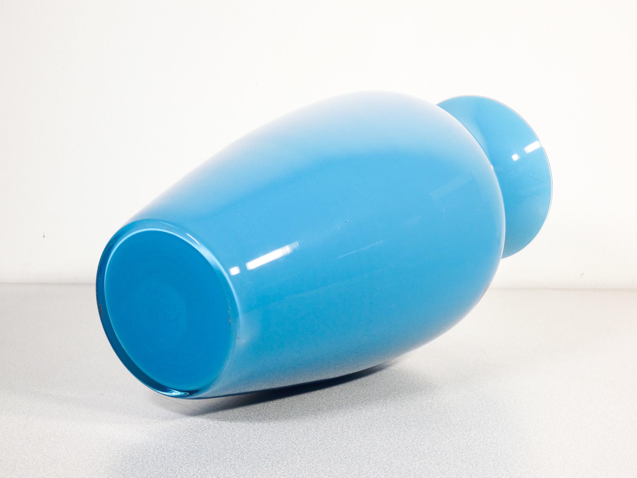 Blown glass vase signed Carlo MORETTI, Cinesi series. Italy, 1970s 1