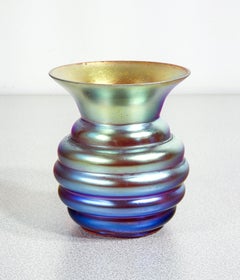 WMF Myra series iridescent blown glass vase. Germany, 1920s/30s