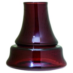 "Marco" blown glass vase, designed by Sergio Asti for Salviati, 1962