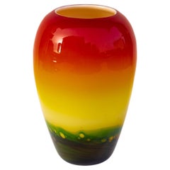 Emaillierte Vase, 1950er Jahre