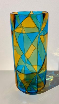 "Inlay Vase," Ercole Barovier, Murano 1970-1975