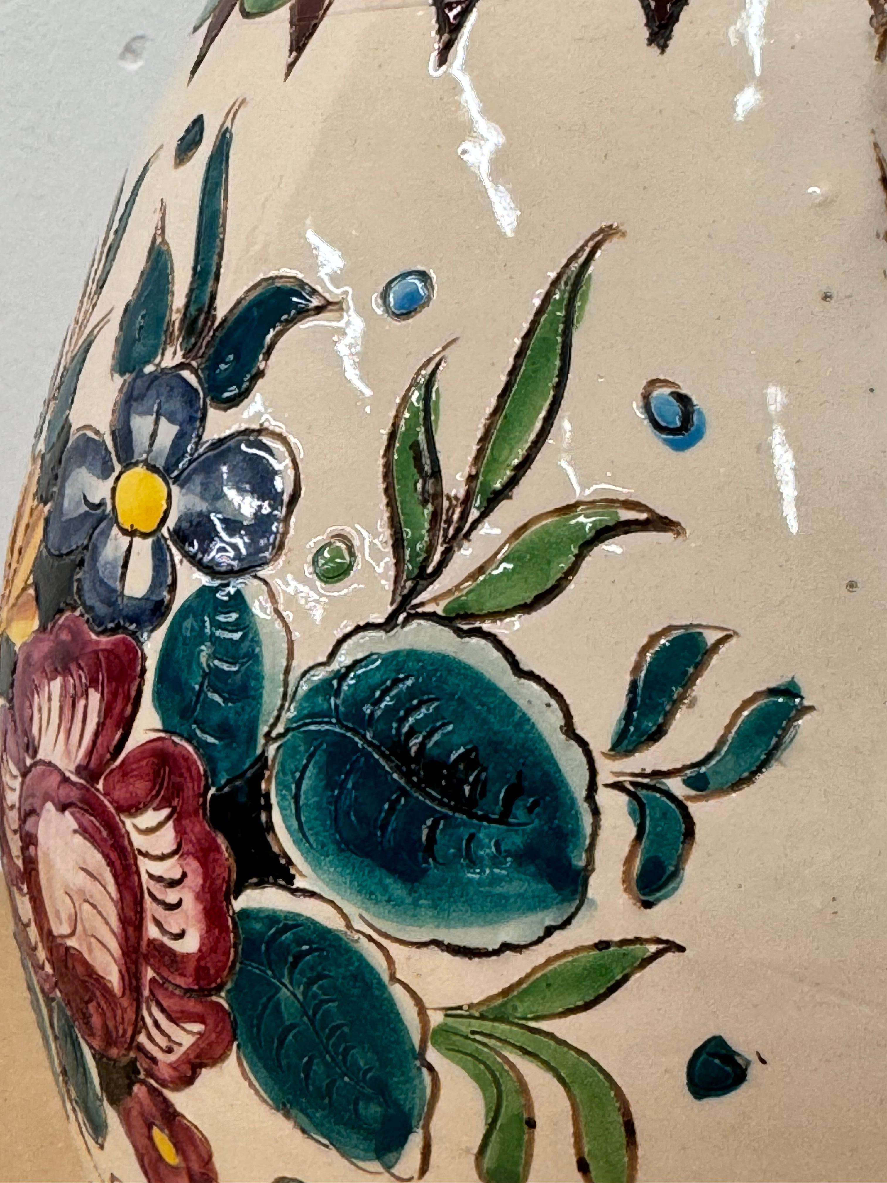 Italienische Vase aus den 1950er Jahren,  Mari Ceramiche Deruta 4