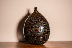 Vaso maculato firmato Borbonese Murano