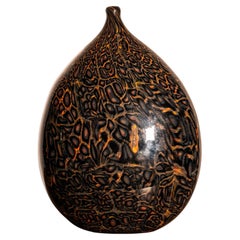 Gefleckte Vase signiert Borbonese Murano